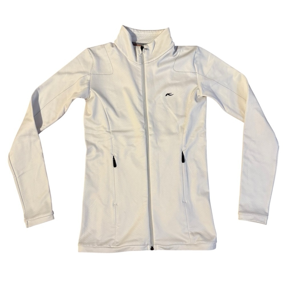 Kjus Diamond White Fleece Ladies Jacket Size XXS